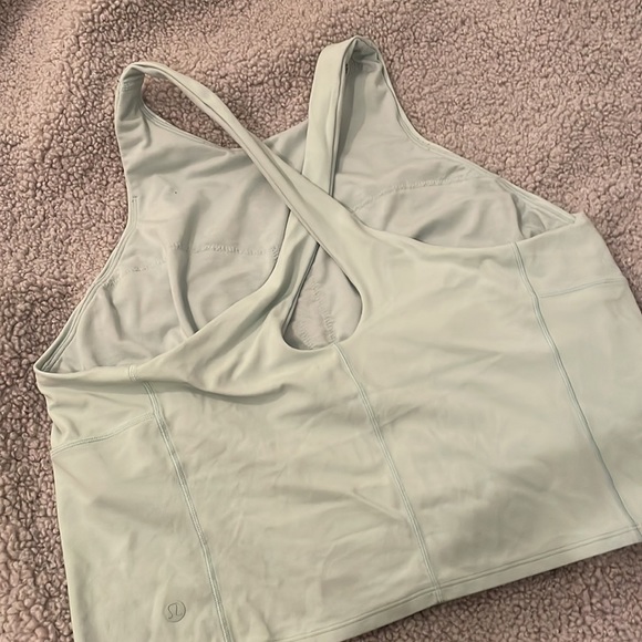 Lululemon Key to Balance Tank Top in Delicate Mint, Size 14 Good Used Condition… - Picture 4 of 6